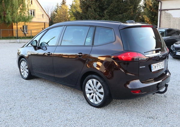 Opel Zafira cena 65500 przebieg: 99000, rok produkcji 2017 z Miłomłyn małe 137